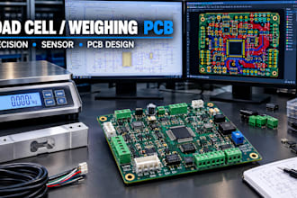design load cell weighing pcb for precision measurement systems hx711 pcb adc