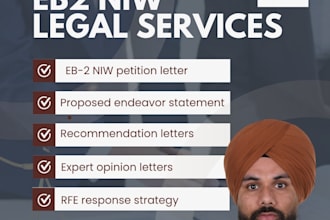 draft eb2niw petition letter, expert opinion letters for US immigration