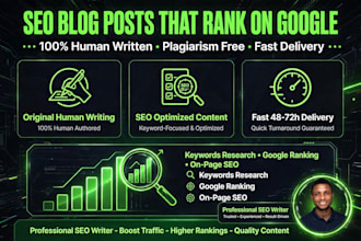 write engaging SEO blog posts and articles