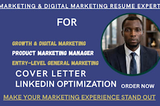 write a winning digital marketing SEO and growth manager resume