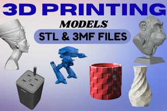 design a custom 3d printable products with stl and 3mf files for fdm printing