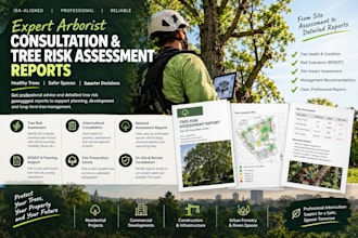provide expert arborist consultation and tree risk assessment reports