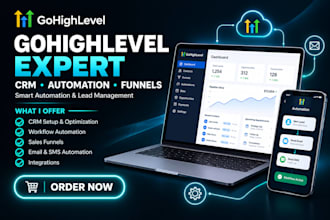 build gohighlevel real estate wholesale CRM, SMS follow up and email automations