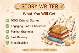 write cozy bedtime stories and kids short stories