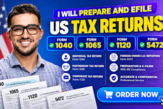 prepare and efile form 1040 1065 1120 and 5472 tax returns