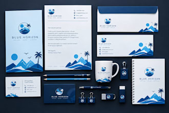 design logo business card letterhead folder all stationery