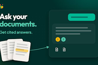 build a rag chatbot that answers from your documents and cites sources