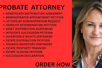 be your probate lawyer for intestate estates, inheritance and asset distribution
