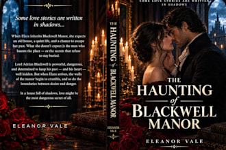 do romance book cover, contemporary, gothic cover design, historical romance