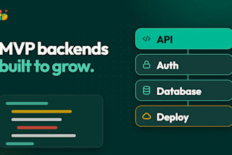 build your mvp backend and API with nodejs nestjs or fastapi