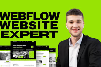 build webflow website, webflow developer, webflow design, webflow development