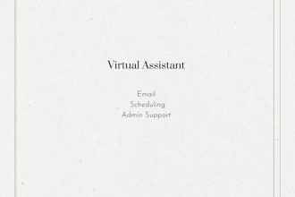 be your reliable virtual assistant