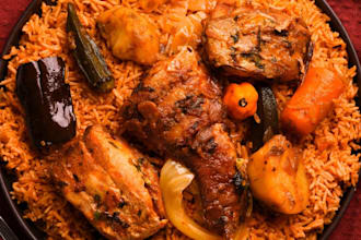 cook a sweet jollof rice for ayomiude