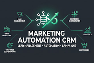 build marketing automation CRM software for lead nurturing and campaigns