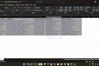 do google maps data scraping and data entry work