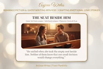 ghostwrite a captivating romance short story