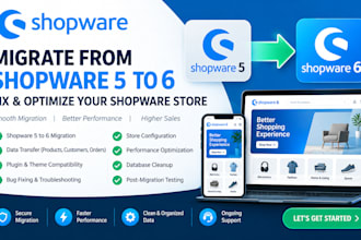 do migration from shopware 5 to shopware 6 fix shopware 5 or 6 optimization