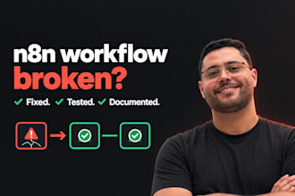 fix and debug your n8n workflow or self host n8n on your server