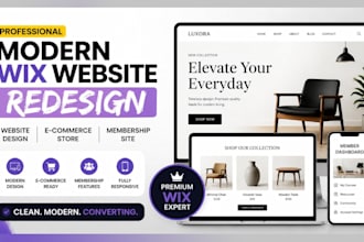 redesign wix website design wix site wix ecommerce store wix membership website