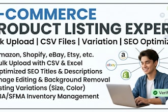 do ecommerce product listing SEO title and store management