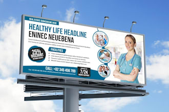 billboard design outdoor advertising hoarding signage banner poster large ads