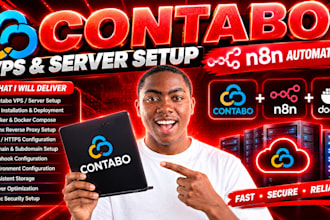 setup contabo vps, contabo server, contabo n8n automation