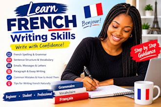 teach you how to write french