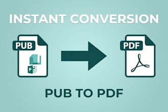 an convert microsoft publisher pub files to high quality PDF