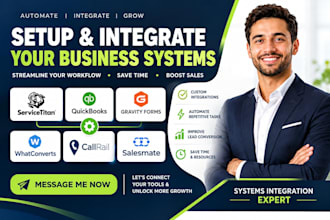 integrate servicetitan quickbooks gravity forms whatconverts callrail salesmate