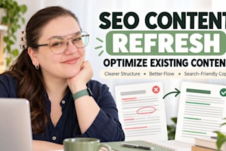 optimize and refresh your existing content for SEO