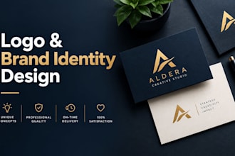 design logo brand identity brand card stationery branding kit flyer packaging