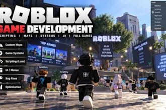 be your roblox game developer and roblox scripter