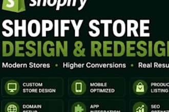 shopify store design shopify store
