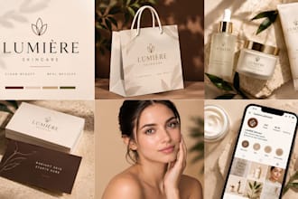 design your brand kit, visual identity, brand kit and brand guidelines