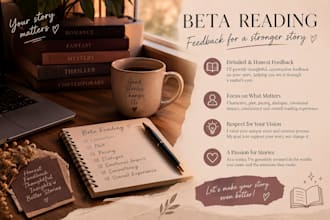 leitura beta e feedback humanizado em tempo hábil