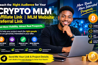 reach 900k investors crypto MLM link, affiliate link, MLM website, referral link
