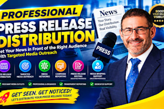 distribute press release to targeted journalists media outlets and news websites