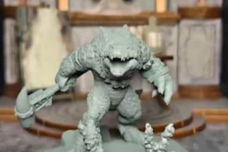 create custom 3d dnd character, monster or tabletop miniature for 3d printing