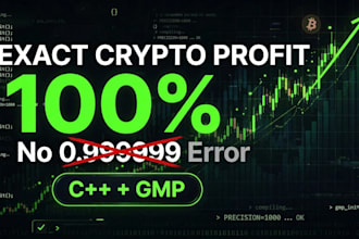 build exact crypto profit calculator in cpp using gmp with zero rounding errors
