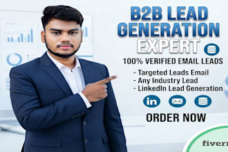 do targeted b2b lead generation and email list building