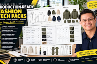 design fashion tech pack apparel tech pack and clothing technical flat sketch
