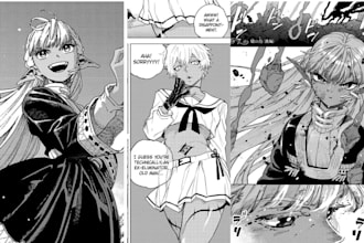 comic book illustration webtoon panel manhwa page manga comic character artist