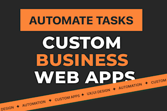 build a custom web app for your business