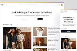 design and develop pro webflow blog or cms website