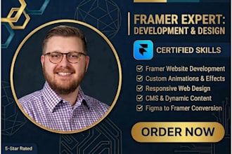 build framer website, figma to framer, webflow redesign webflow website saas
