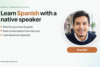 teach you spanish online as a native speaker