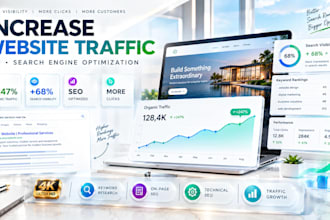 increase website traffic with SEO, site promotion and search engine optimization