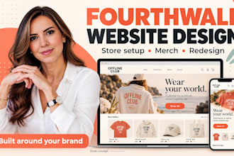 do fourth wall website design fourthwall website setup fourthwall pod store