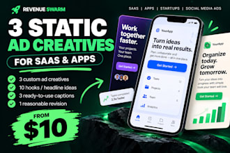 create static ad creatives for your saas or app