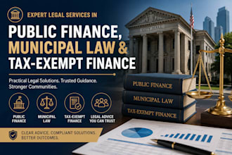 provide public finance municipal law and tax exempt finance legal service